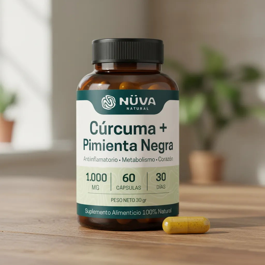 Cúrcuma + Pimienta negra 1000mg 60 Cap