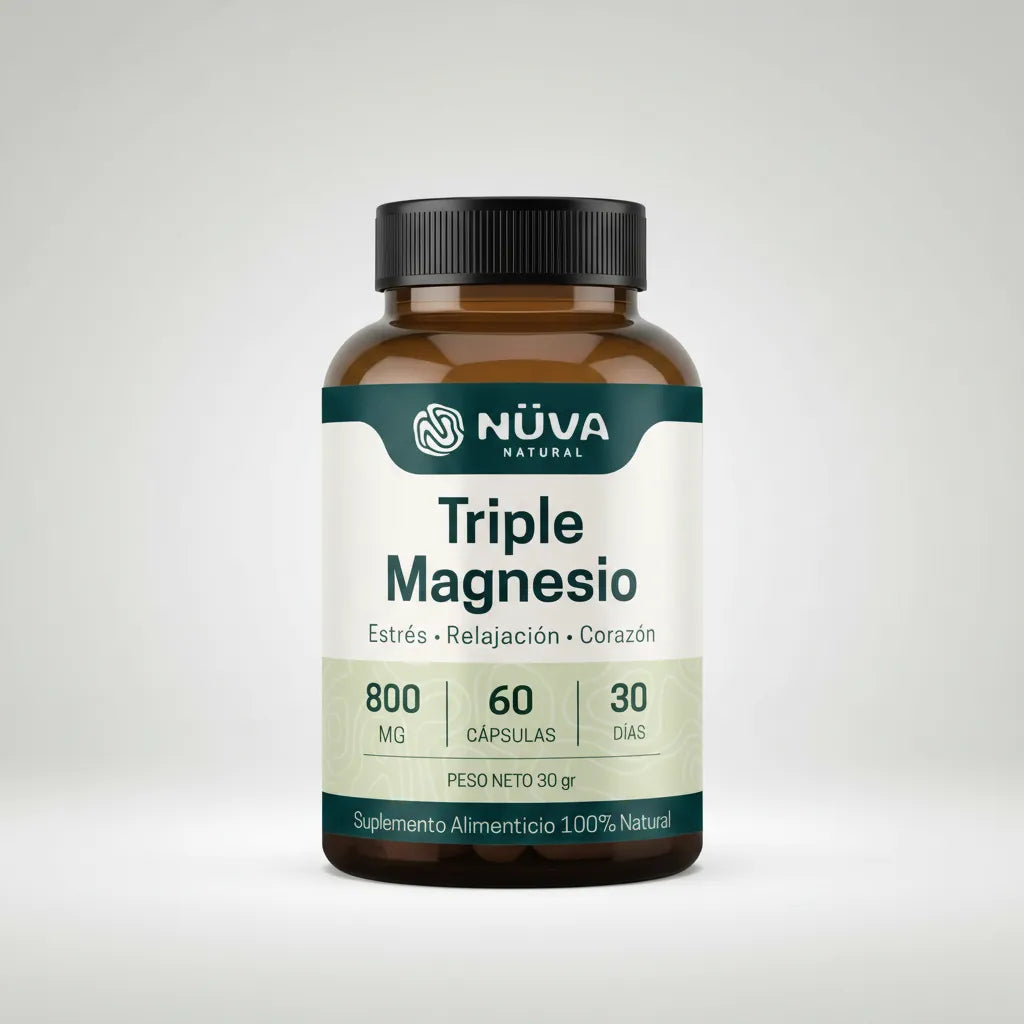Triple Magnesio 800mg 60 Capsulas