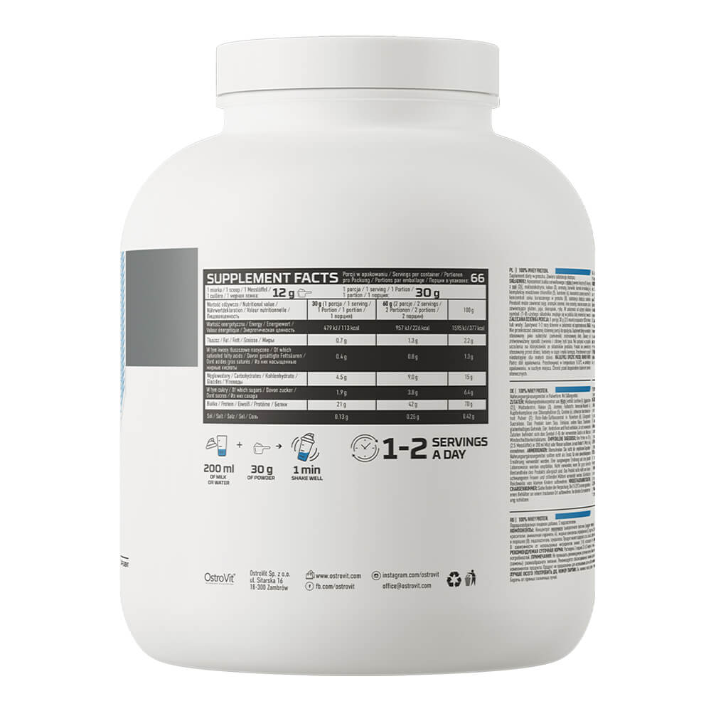 Proteina 100% Whey Ostrovit Sabor Chocolate